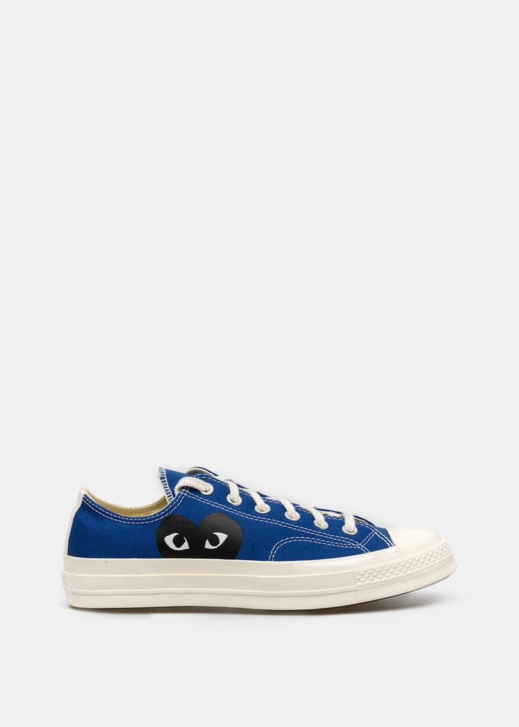 Comme des Garçons Play Blue Converse Black Heart Chuck 70 Sneakers商品第1张图片规格展示