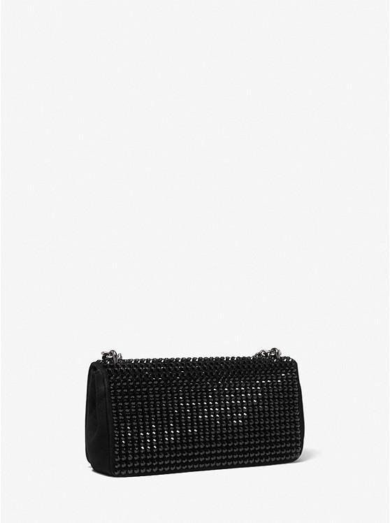 商品Michael Kors|Christie Mini Crystal Embellished Suede Envelope Bag,价格¥10715,第5张图片详细描述
