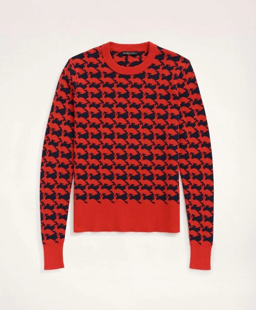 商品Brooks Brothers|Women's Lunar New Year Cotton Cashmere Blend Intarsia Sweater,价格¥659,第4张图片详细描述