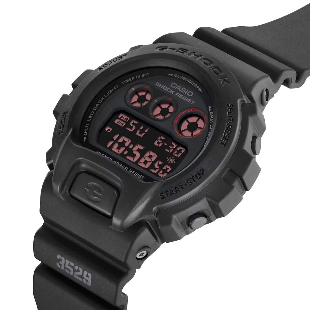 商品Casio|Casio Men's Alarm Watch - G-Shock Classic Dive Digital Black Dial | DW6900MS-1,价格¥506,第4张图片详细描述