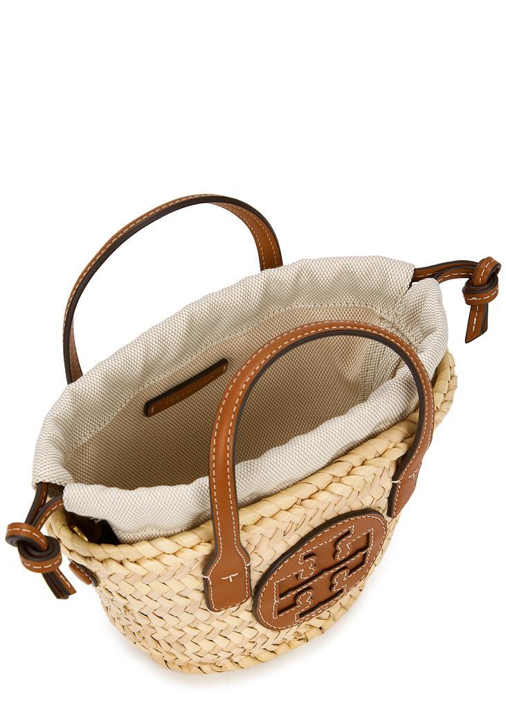 商品Tory Burch|Ella mini sand logo straw basket bag,价格¥2701,第6张图片详细描述
