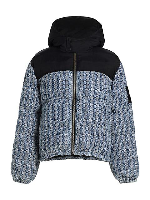 Logo Jacquard Puffer Jacket商品第1张图片规格展示