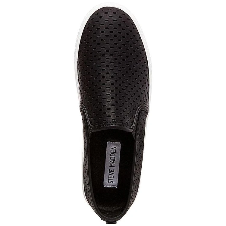 商品Steve Madden|Women's Elouise Perforated Slide-On Sneakers,价格¥517,第4张图片详细描述