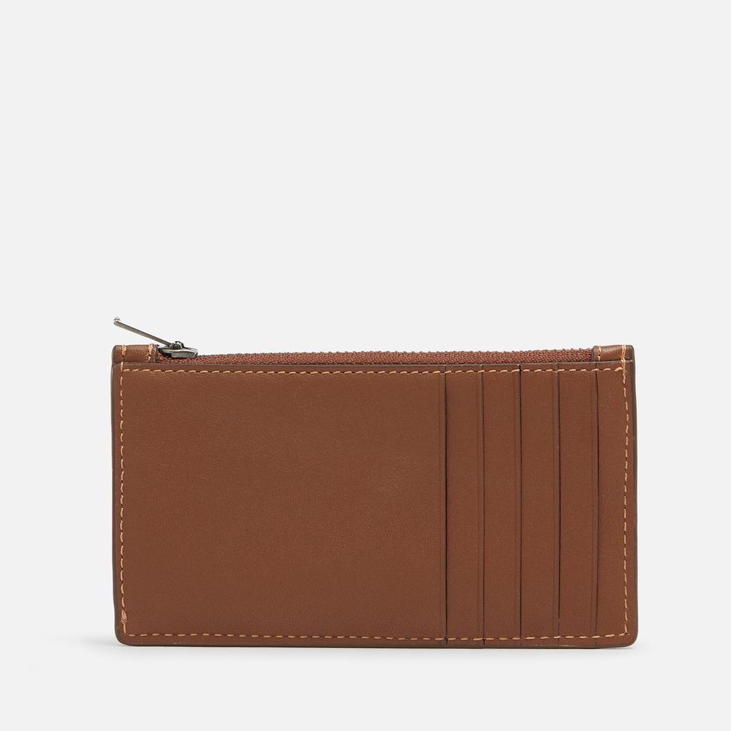 Coach Men's Zip Card Case in Smooth Leather商品第2张图片规格展示