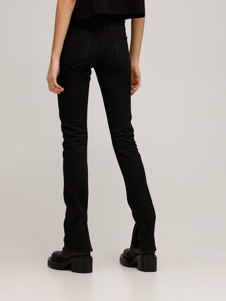 Mid Rise Straight Cotton Denim Jeans商品第2张图片规格展示
