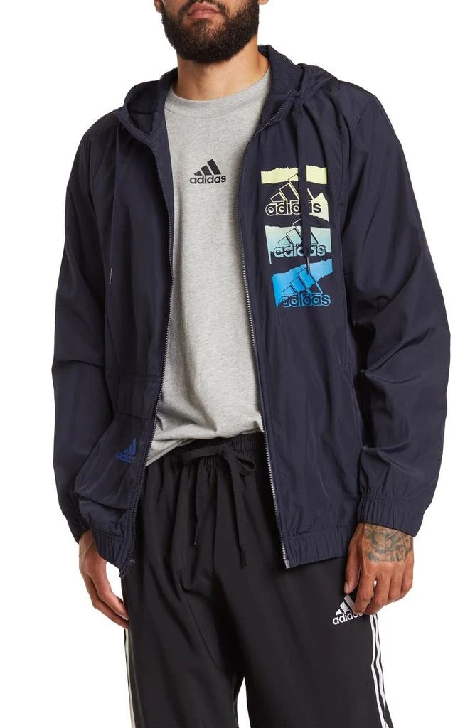 商品Adidas|Essentials Brand Love Woven Windbreaker,价格¥286,第1张图片