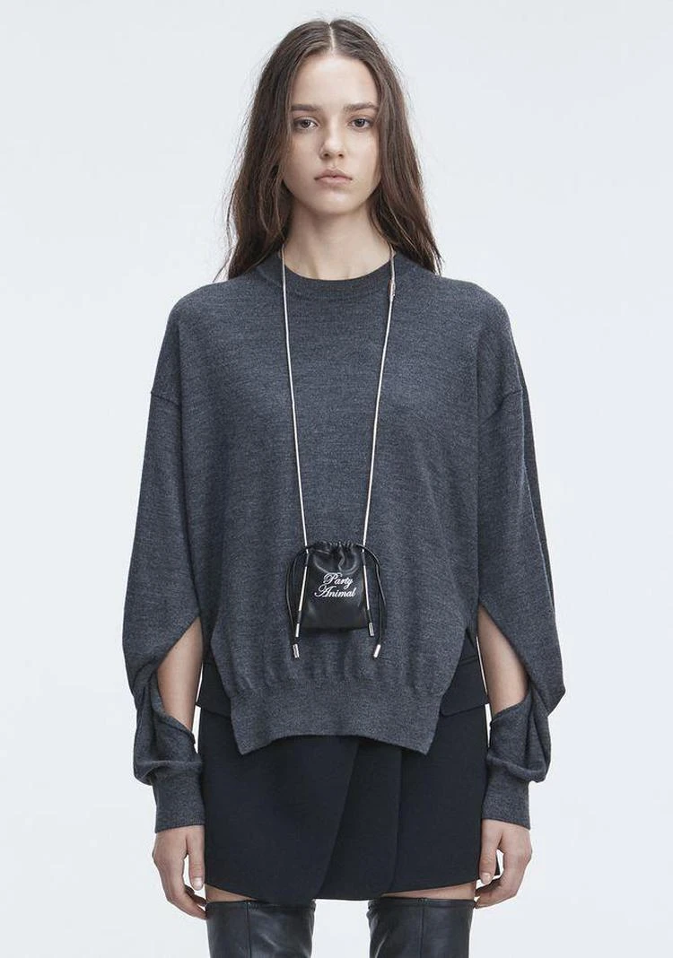 商品Alexander Wang|TWISTED SLEEVE SWEATER,价格¥1130,第3张图片详细描述