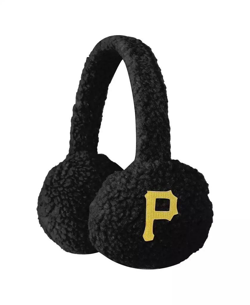 商品FOCO|Men's and Women's Black Pittsburgh Pirates Sherpa Earmuffs,价格¥150,第1张图片