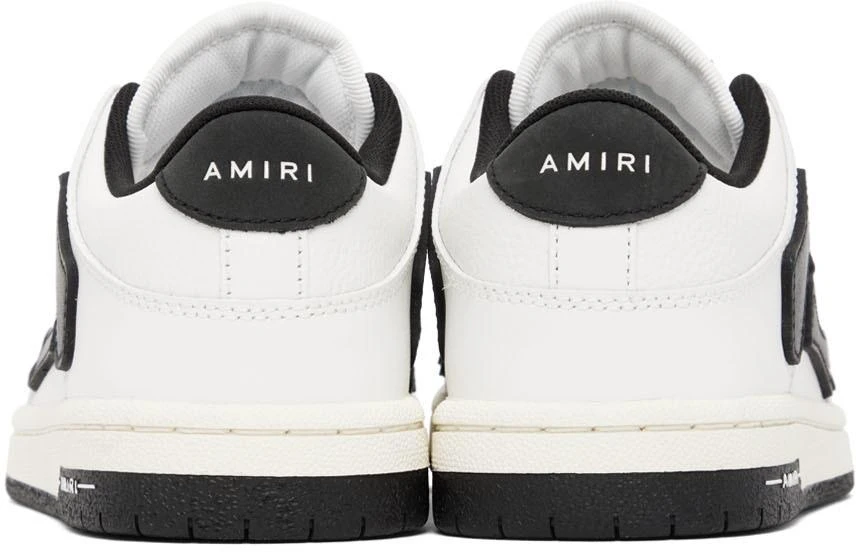 商品AMIRI|White & Black Skel Sneakers,价格¥5246,第2张图片详细描述