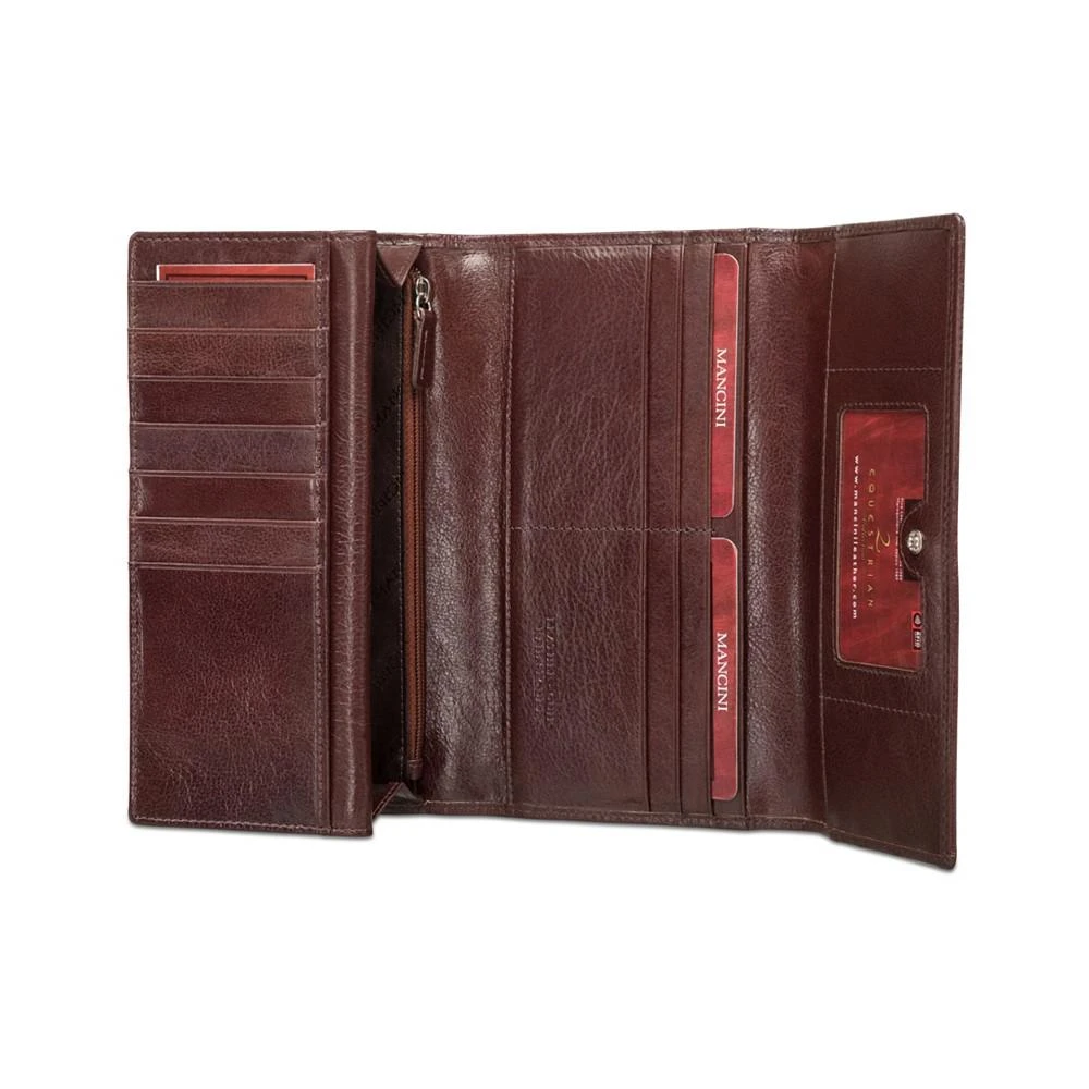 Equestrian-2 Collection RFID Secure Trifold Checkbook Wallet 商品