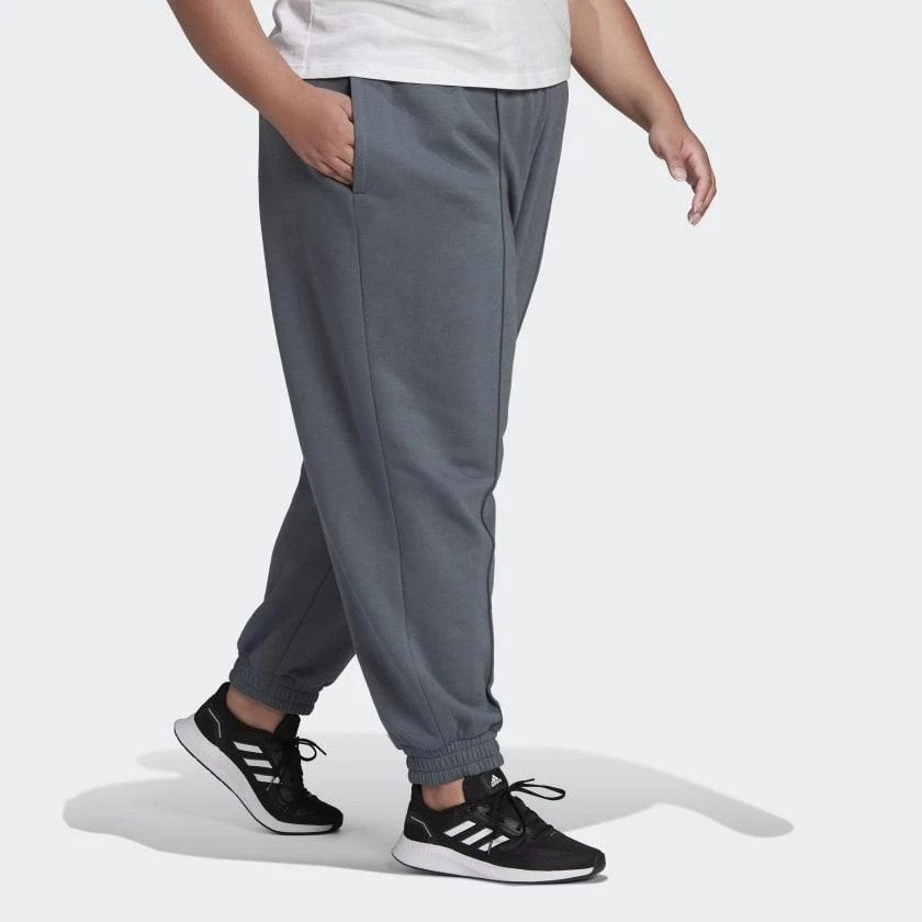 商品Adidas|Women's adidas Essentials Studio Fleece Pants (Plus Size),价格¥252,第3张图片详细描述