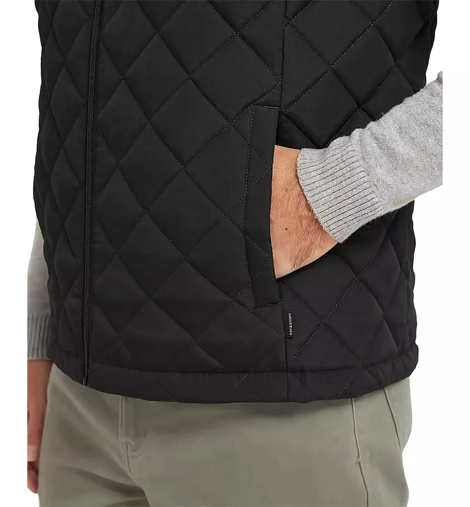 商品HAWKE & CO|Men's Diamond Quilted Heritage Vest, Created for Macy's,价格¥151,第4张图片详细描述