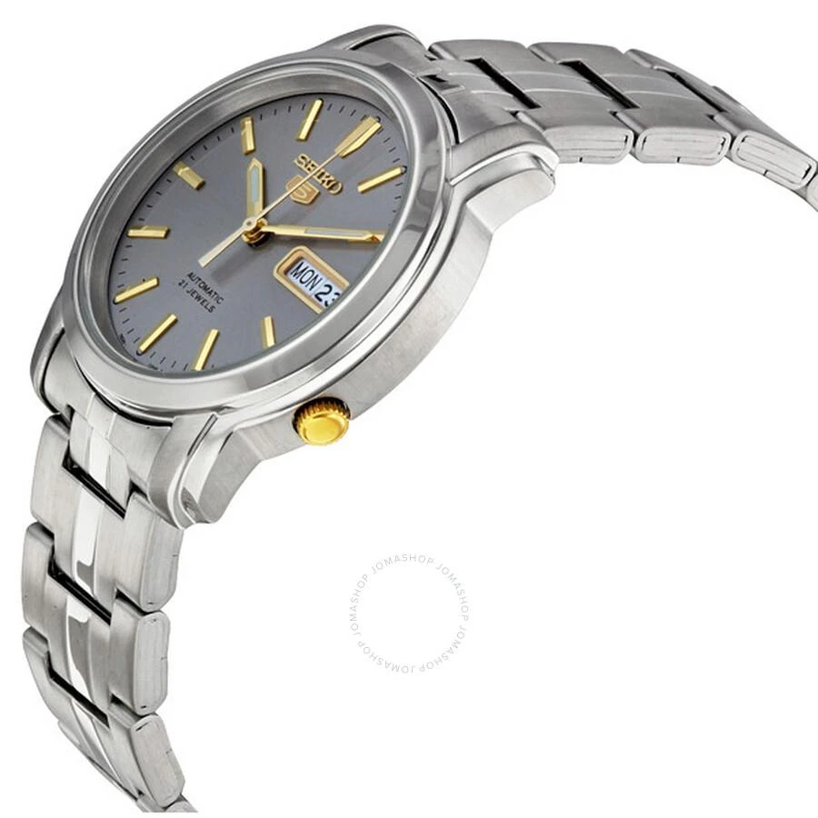 商品Seiko|5 Automatic Grey Dial Stainless Steel Men's Watch SNKK67,价格¥783,第2张图片详细描述