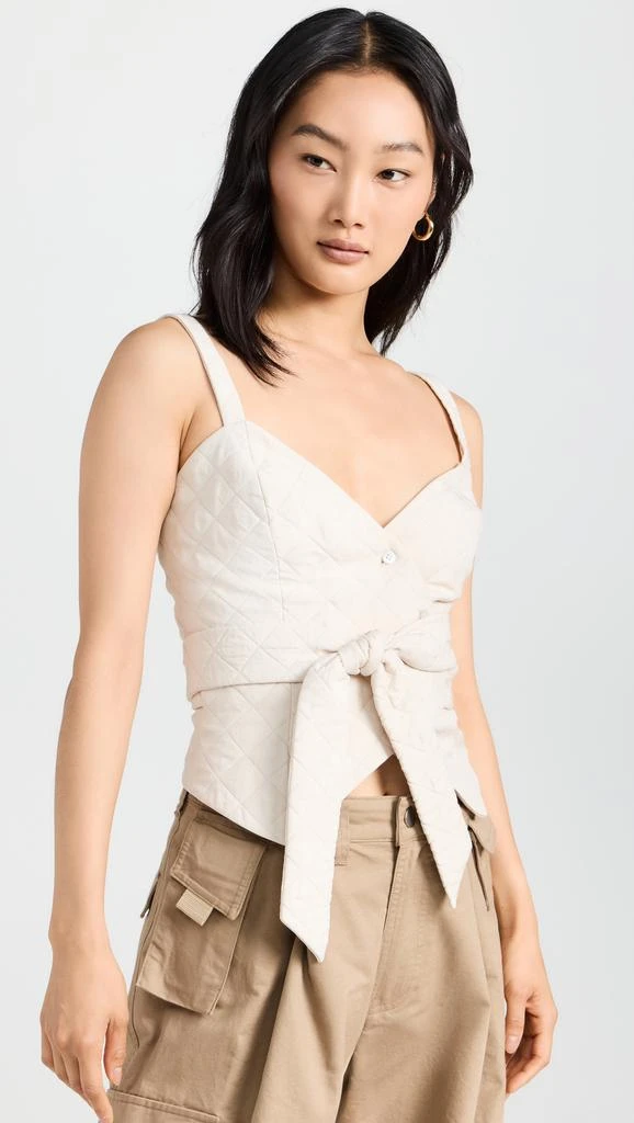 商品MARISSA WEBB|Raya Quilted Wrap Vest,价格¥842,第1张图片