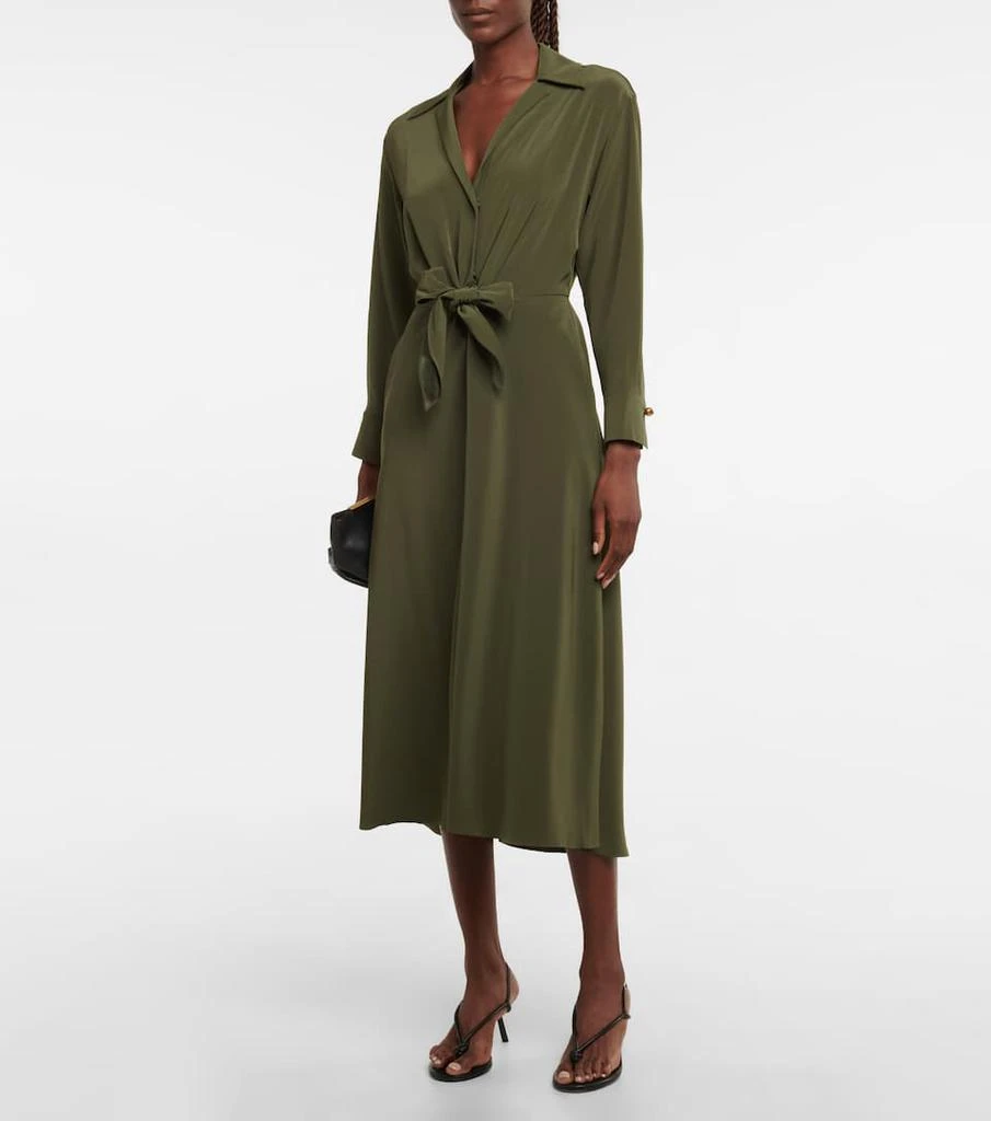 商品Vince|Self-tie midi dress,价格¥2833,第2张图片详细描述