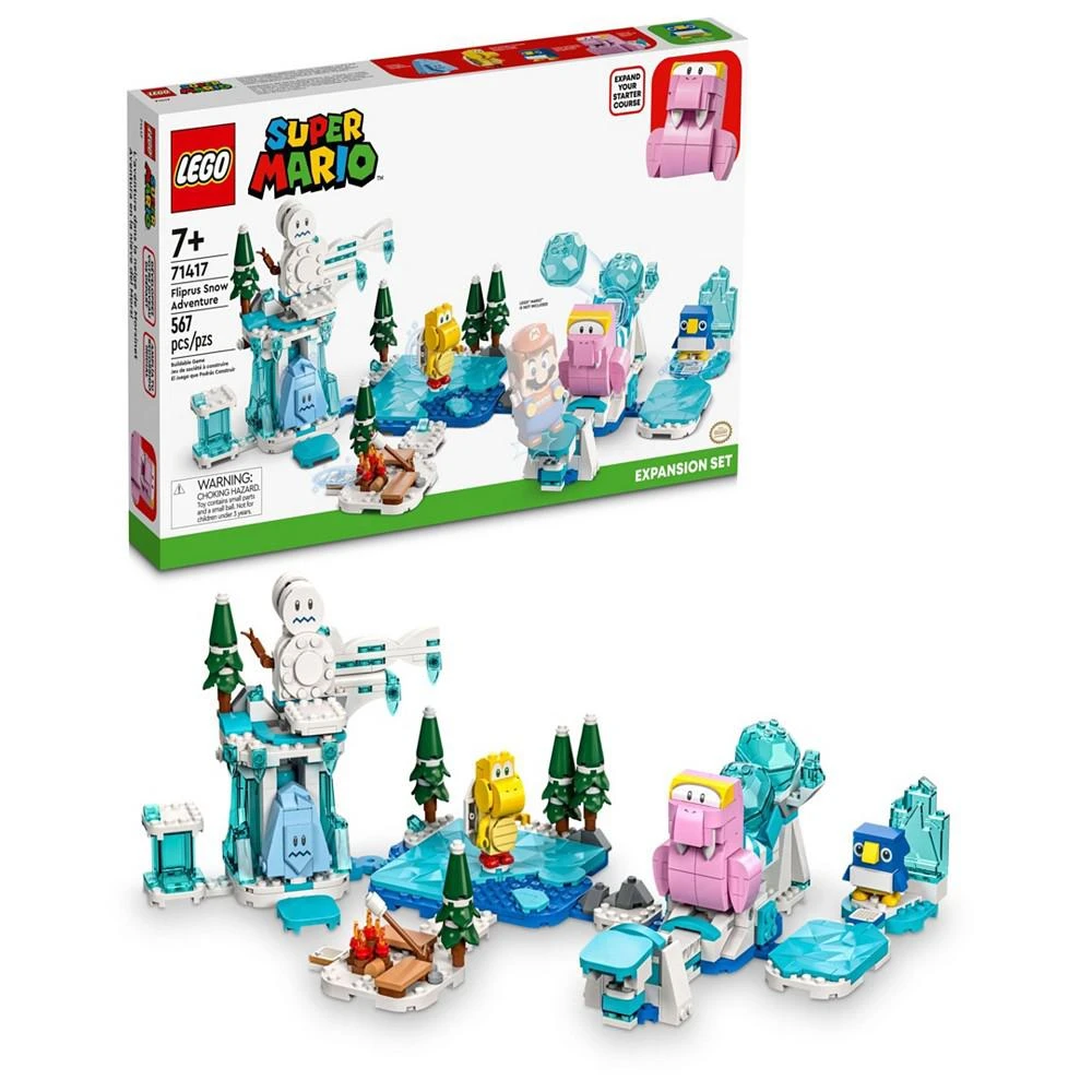 商品LEGO|Super Mario Fliprus Snow Adventure&nbsp;Expansion Set 71417 Building Set, 567 Pieces,价格¥358,第1张图片