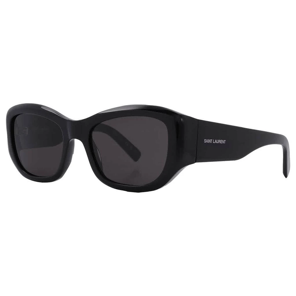 商品Yves Saint Laurent|Black Cat Eye Ladies Sunglasses SL 498 001 55,价格¥1499,第2张图片详细描述
