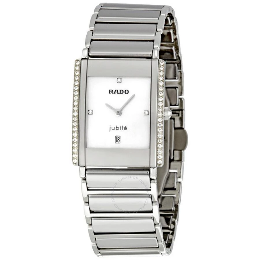 商品Rado|Integral Jubile Large Ceramic Diamond Unisex Watch R20429909,价格¥15440,第1张图片