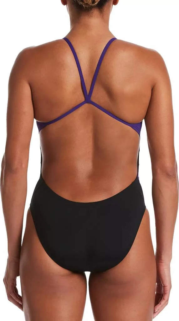 商品NIKE|Nike Women's Hydrastrong Vex Colorblock Cutout One Piece Swimsuit,价格¥578,第1张图片