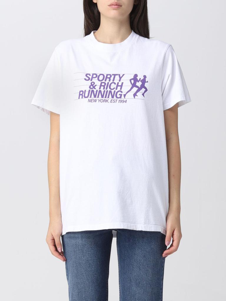 Sporty & Rich t-shirt for woman商品第1张图片规格展示