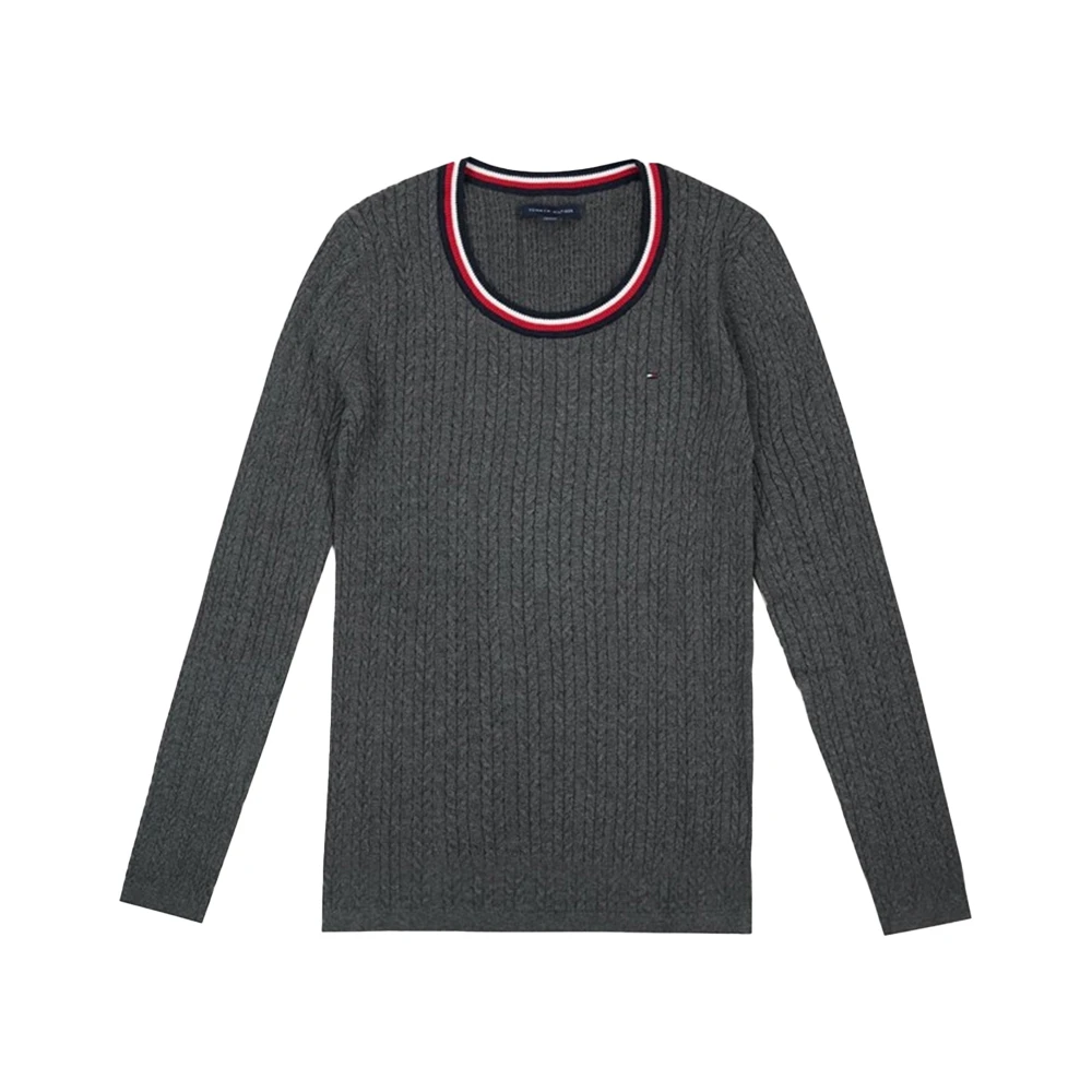 商品[国内直发] Tommy Hilfiger|TOMMY HILFIGER 深灰色女士针织衫/毛衣 76A0473-034,价格¥139,第1张图片