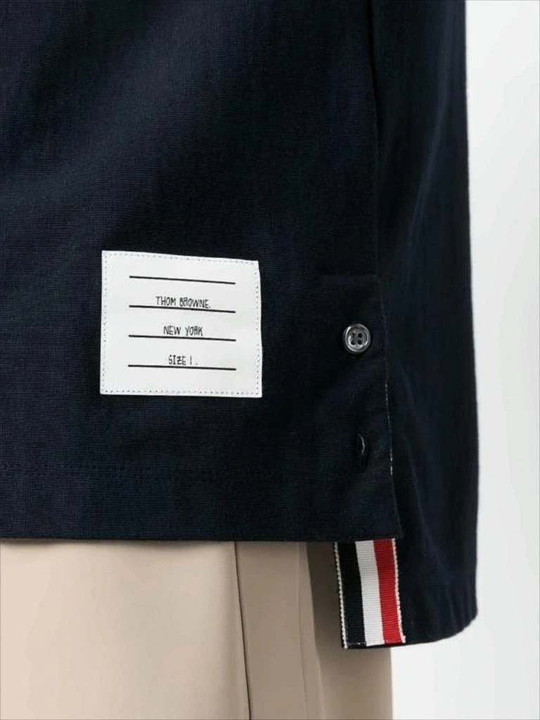 商品Thom Browne|Short-Sleeved Crew Neck T-Shirt With Vertical Stripe Detail,价格¥5479,第5张图片详细描述