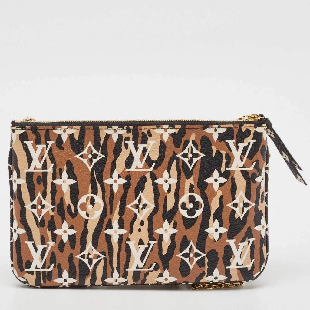 商品[二手商品] Louis Vuitton|Louis Vuitton Black Monogram Giant Canvas Jungle Double Zip Pochette,价格¥11908,第4张图片详细描述