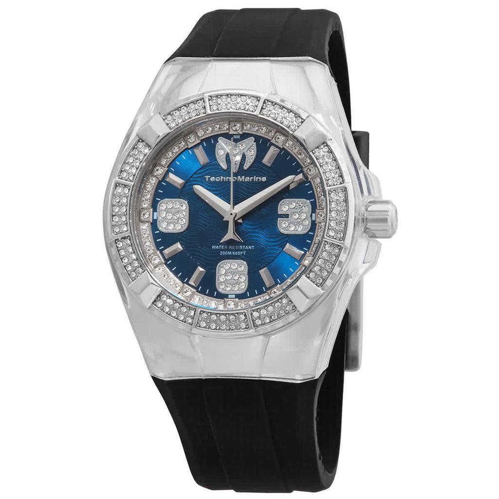 商品TechnoMarine|Cruise Quartz Crystal Blue Dial Mens Watch TM-121095,价格¥770,第1张图片