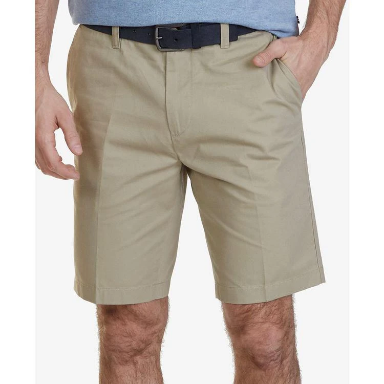 商品Nautica|Men's 9 1/2" Slim-Fit Cotton Shorts,价格¥92,第1张图片