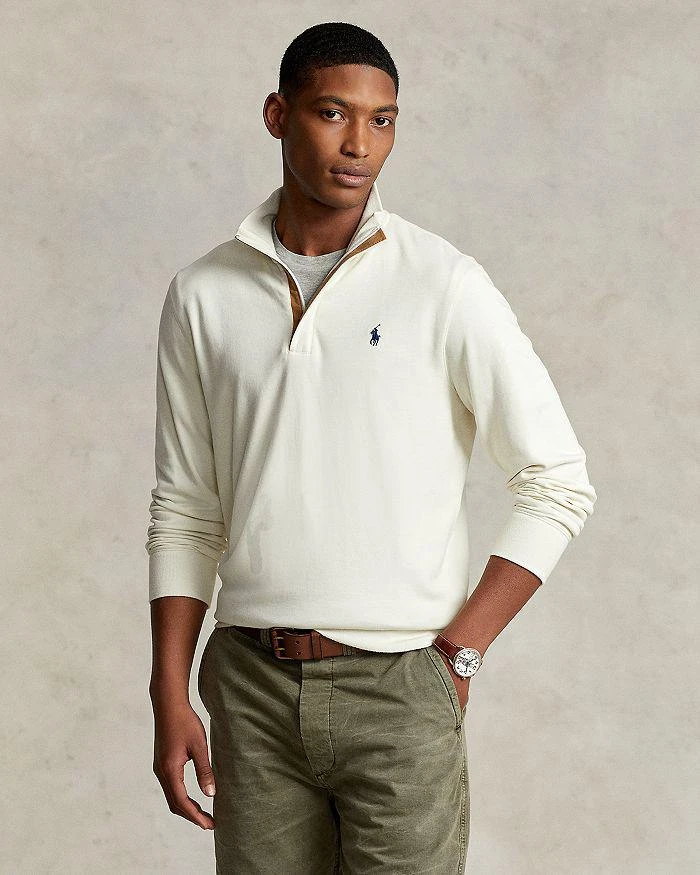 商品Ralph Lauren|Luxury Jersey Quarter-Zip Pullover,价格¥936,第5张图片详细描述