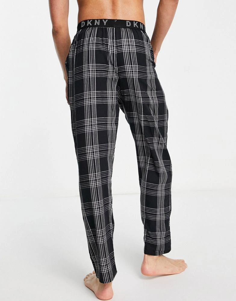 商品DKNY|DKNY Hammerheads lounge pant in black and grey check,价格¥159,第2张图片详细描述