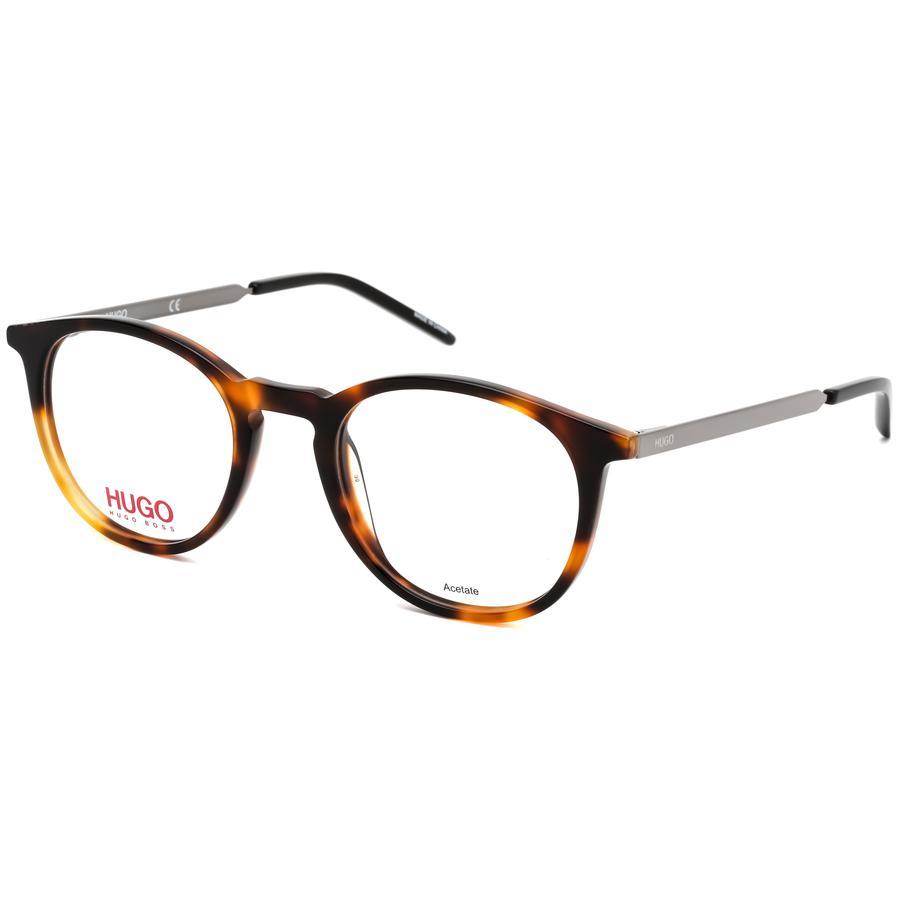 商品Hugo Boss|Mens Tortoise Round Eyeglass Frames HG101700860049,价格¥278,第1张图片