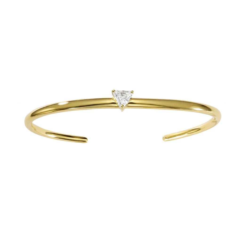 商品AME|Âme Trio 18K Yellow Gold, Lab-Grown Diamond 0.55ct. tw. Single Wrist Cuff Bracelet,价格¥20548,第3张图片详细描述