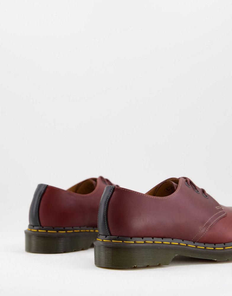 Dr Martens 1461 3 eye shoes in brown leather商品第4张图片规格展示