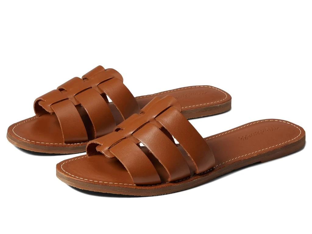 商品Madewell|The Boardwalk Fisherman Slide Sandal in Leather,价格¥487,第1张图片