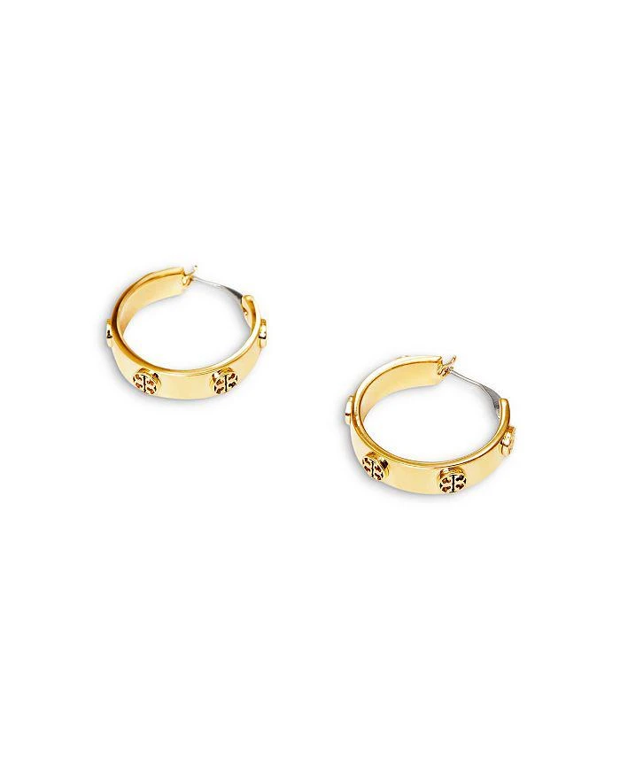 商品Tory Burch|Miller Logo Huggie Hoop Earrings,价格¥952,第2张图片详细描述
