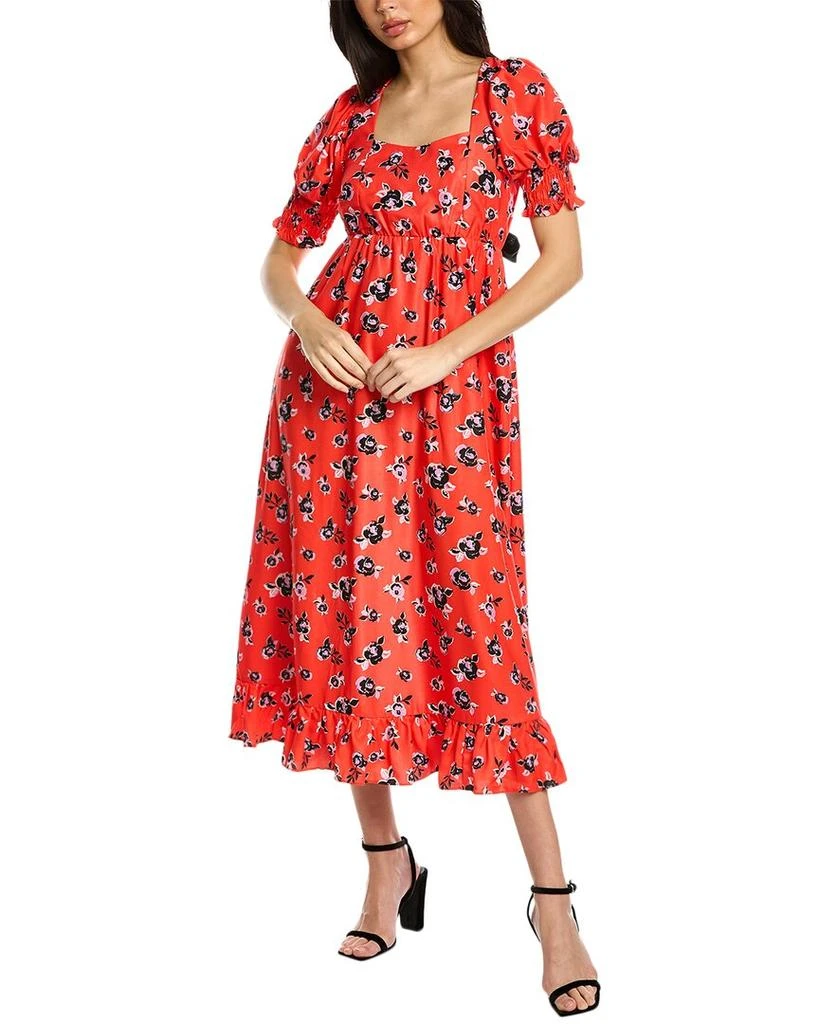 商品Sister Jane|SISTER JANE Conch Flower Midi Dress,价格¥277,第1张图片
