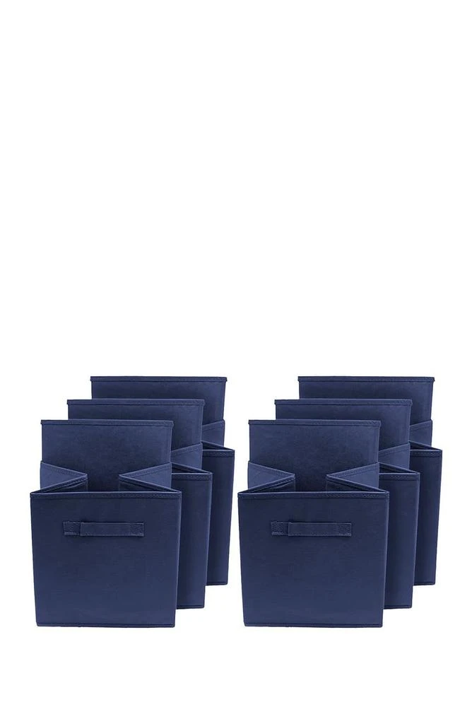 商品SORBUS|Navy Foldable Storage Cube Basket Bin - Pack of 6,价格¥289,第3张图片详细描述