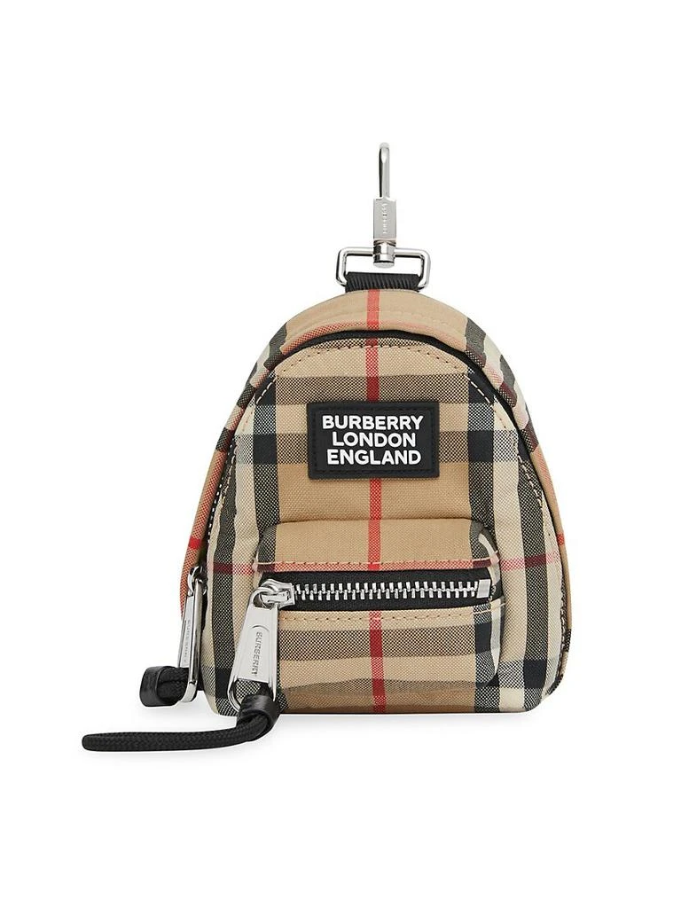 商品Burberry|Plaid Backpack Charm,价格¥2624,第1张图片