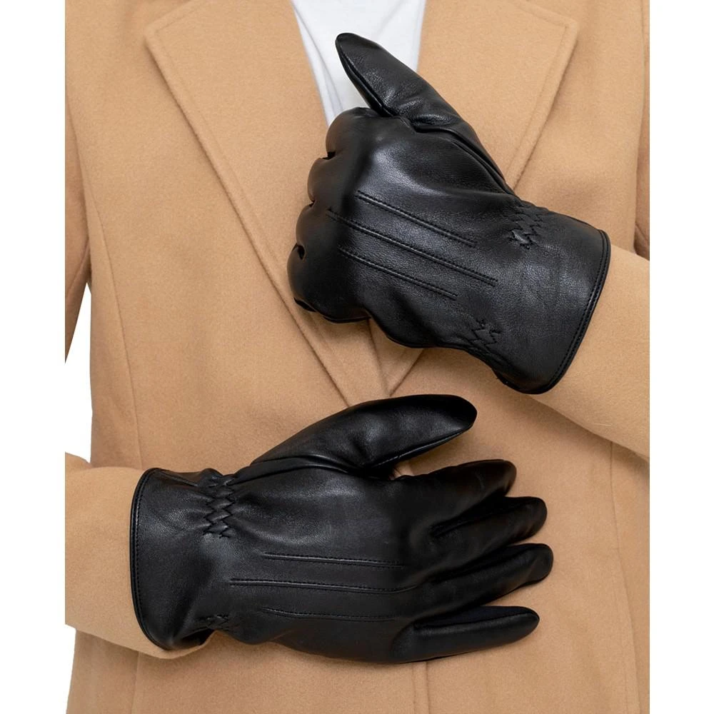 商品Isotoner Signature|Men's Touchscreen SleekHeat Insulated Gloves,价格¥402,第1张图片