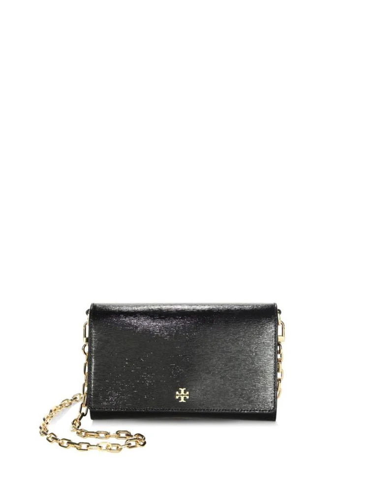 商品Tory Burch|Tory Burch - Robinson Patent Leather Chain Continental Wallet,价格¥1564,第1张图片