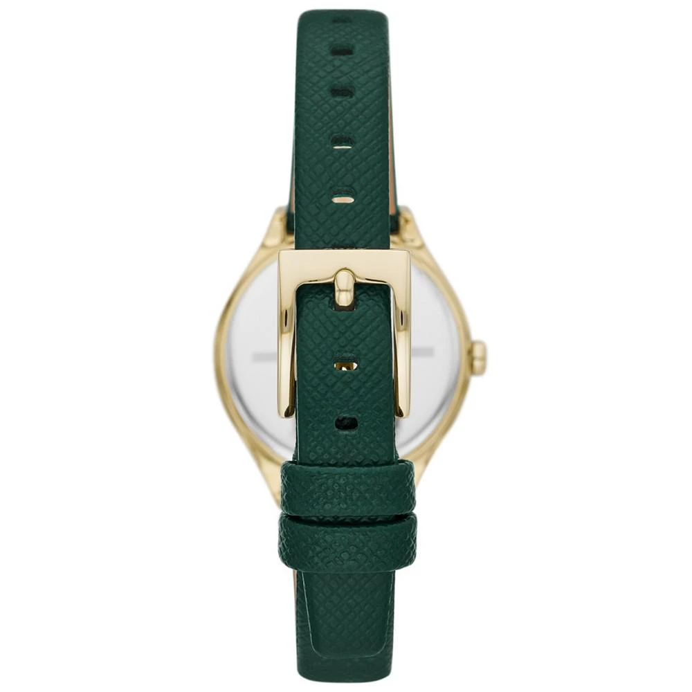 商品DKNY|Women's Parsons Green Leather Strap Watch 28mm,价格¥1011,第3张图片详细描述