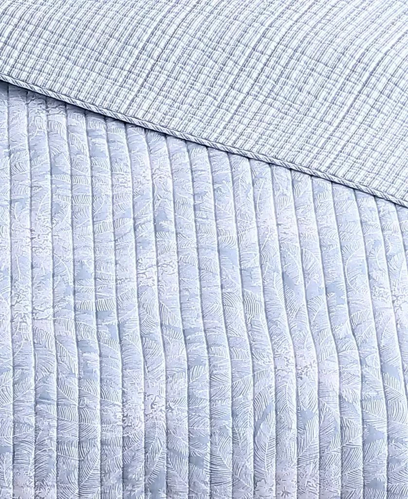商品Tommy Bahama|Tommy Bahama Makena Blue Reversible 2-Piece Twin Quilt Set,价格¥1157,第4张图片详细描述