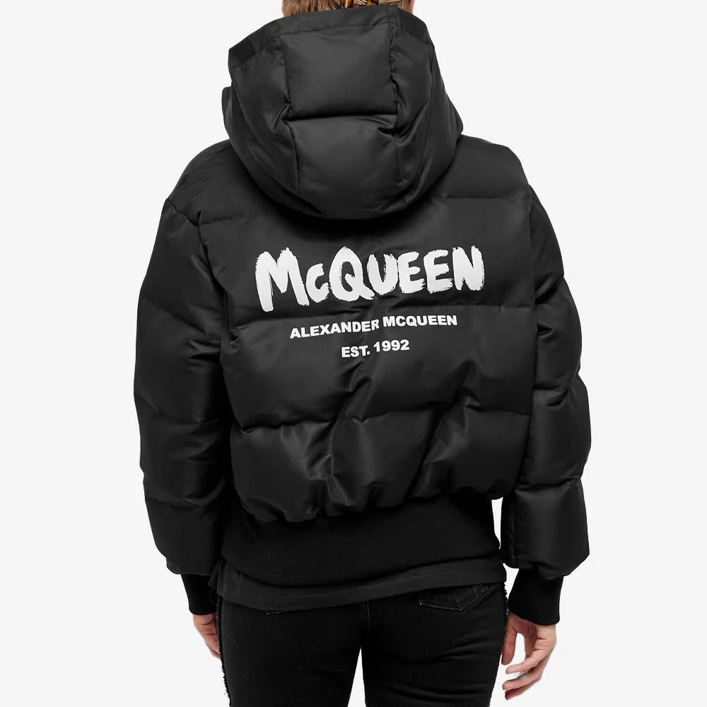 商品Alexander McQueen|Alexander McQueen Graffiti Puffer Jacket,价格¥6717,第3张图片详细描述