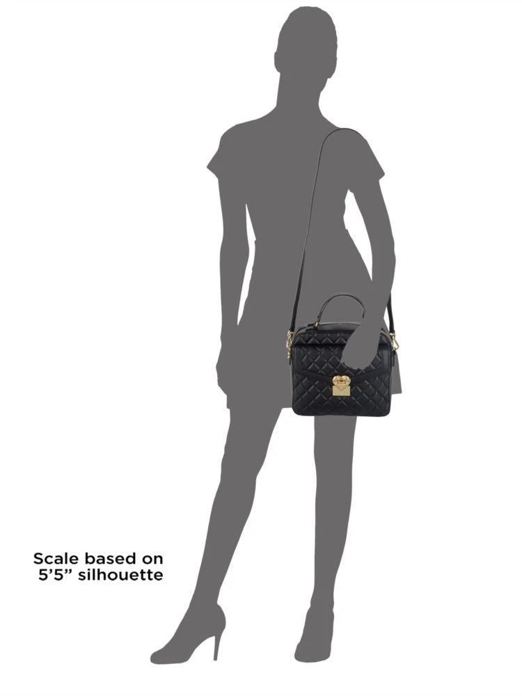 商品Moschino|Quilted Satchel,价格¥1494,第3张图片详细描述