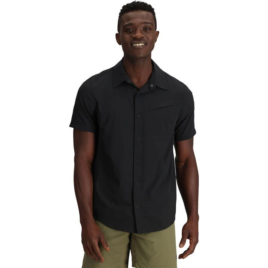 商品Outdoor Research|Astroman Short-Sleeve Sun Shirt - Men's,价格¥406,第1张图片详细描述