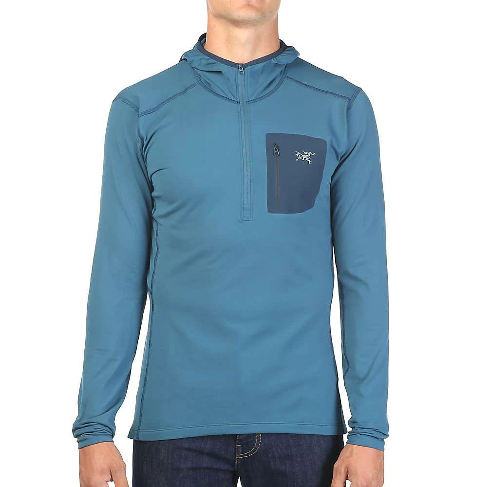 商品Arc'teryx|Arcteryx Men's RHO LT Zip Neck Hooded 连帽外套,价格¥794,第1张图片