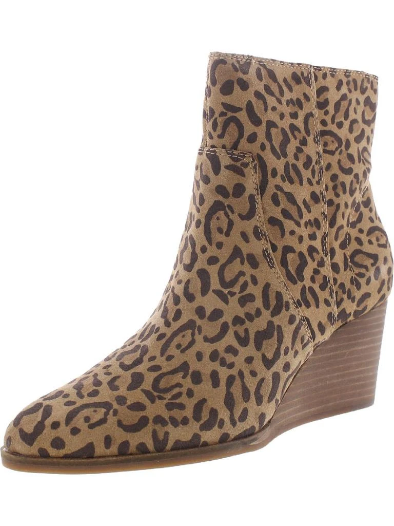 商品Lucky Brand|Wafael Womens Suede Wedge Booties,价格¥222,第1张图片详细描述