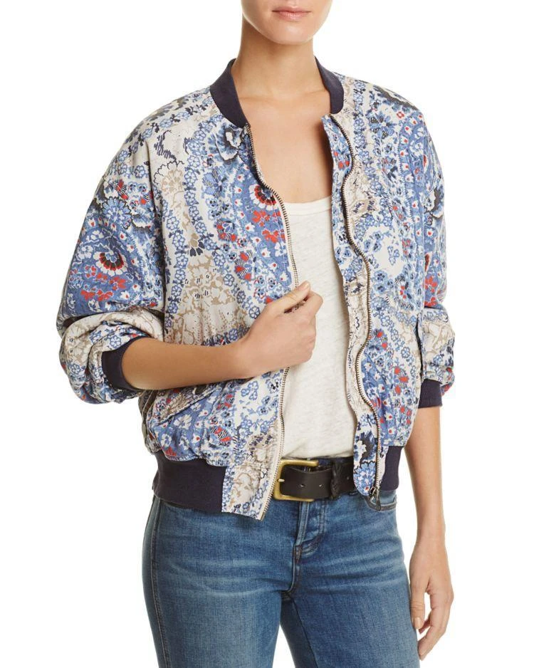 商品Free People|Printed Bomber Jacket,价格¥754,第1张图片