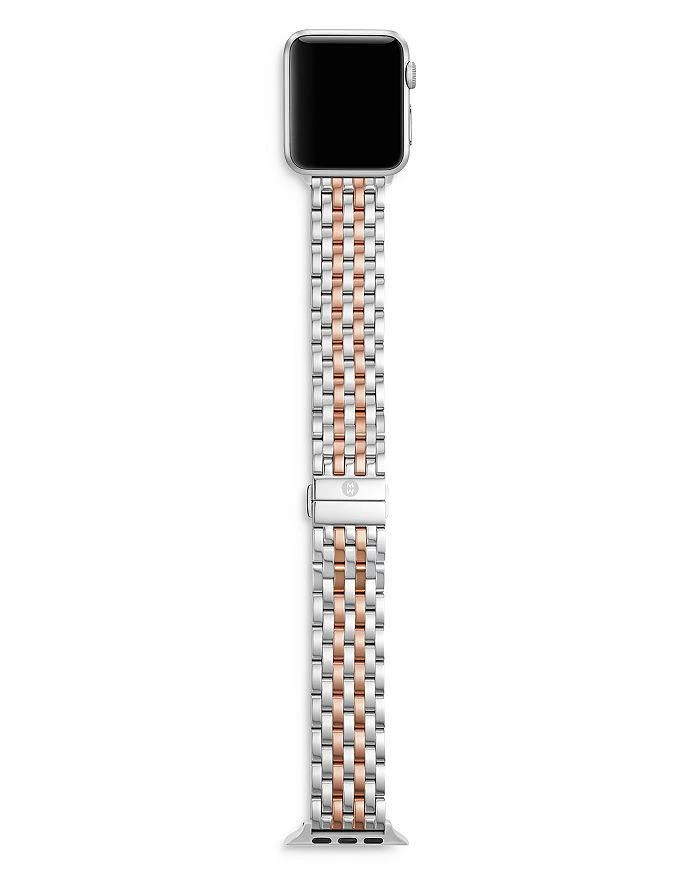 商品Michele|Two-Tone 18K Pink Gold-Plated Bracelet Band for Apple Watch®, 38/40/41mm and 42/44/45/49mm,价格¥4452,第5张图片详细描述